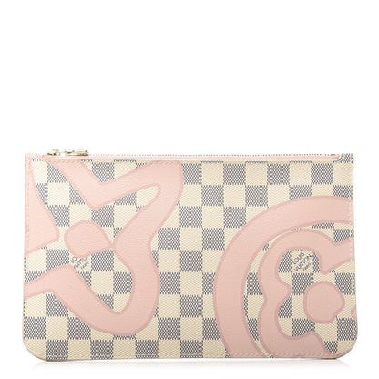 Louis Vuitton Damier Azur Tahitienne Neverfull MM GM Pochette 1 of 8