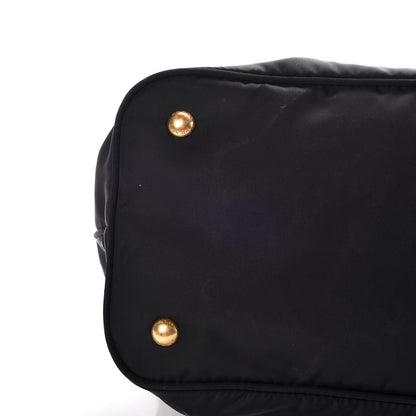 Prada Tessuto Nylon Soft Calf Tote Black 10 of 12