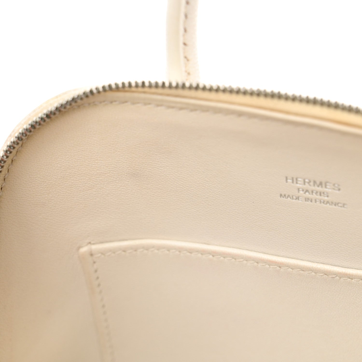 Hermes Chevre Mysore Mini 1923 Bolide White 11 of 19