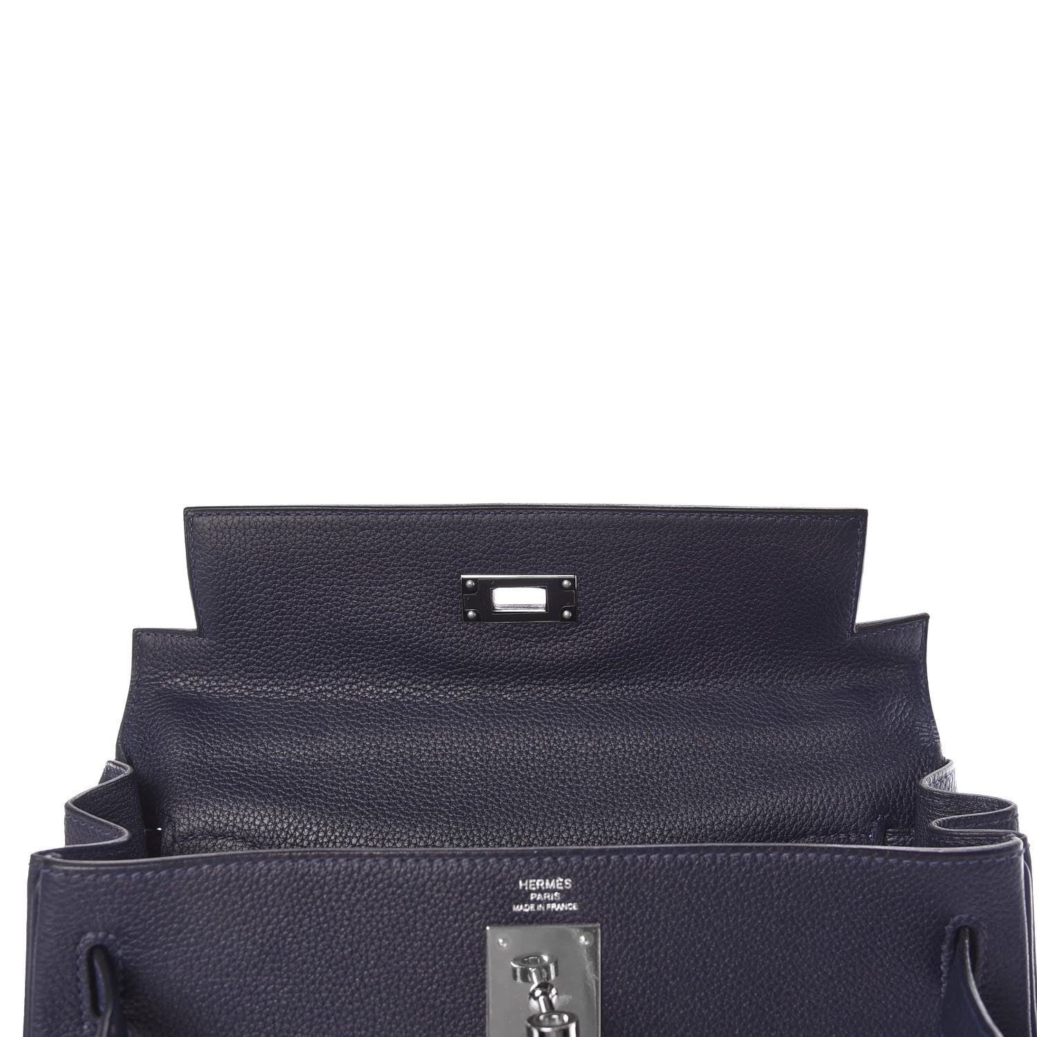 Hermes Togo Kelly Retourne 28 Bleu Nuit 31 of 37