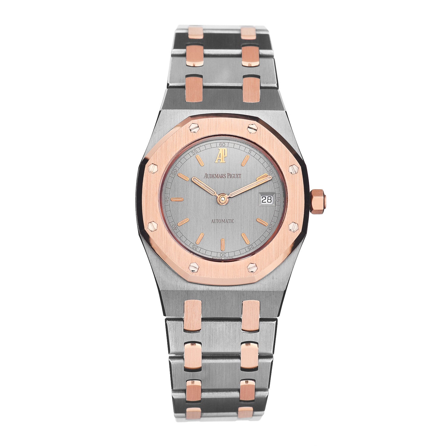 Audemars Piguet Tantalum 18K Rose Gold 30mm Royal Oak Automatic Watch Grey 1 of 5