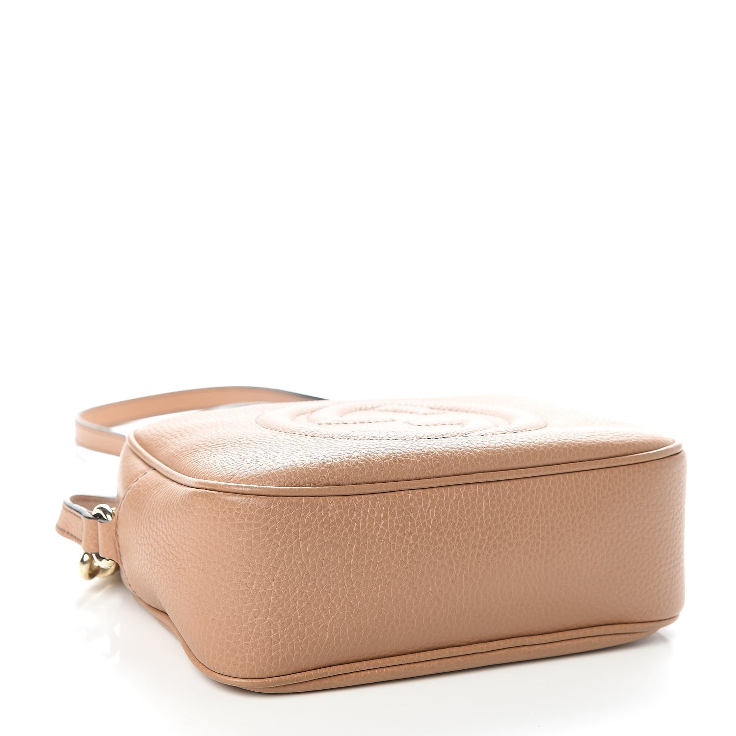 Gucci Pebbled Calfskin Small Soho Disco Bag Rose Beige 4 of 10