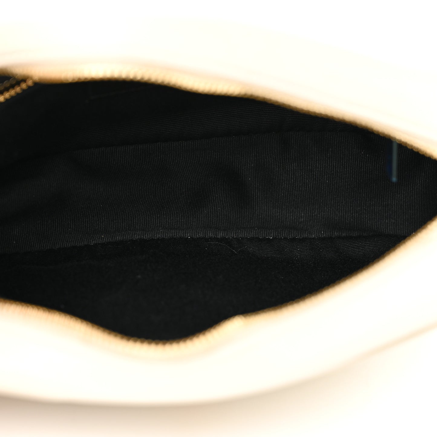 Lambskin Quilted Victoire Camera Bag Blanc Vintage