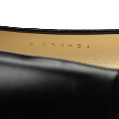 Chanel Lambskin Peep Toe CC Pumps 42 Black 7 of 8