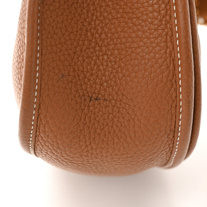 Hermes Taurillon Clemence Evelyne III GM Gold 10 of 10