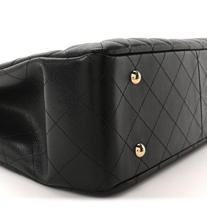 Chanel Caviar Quilted Large Classic Shopping Tote Black 9 of 10