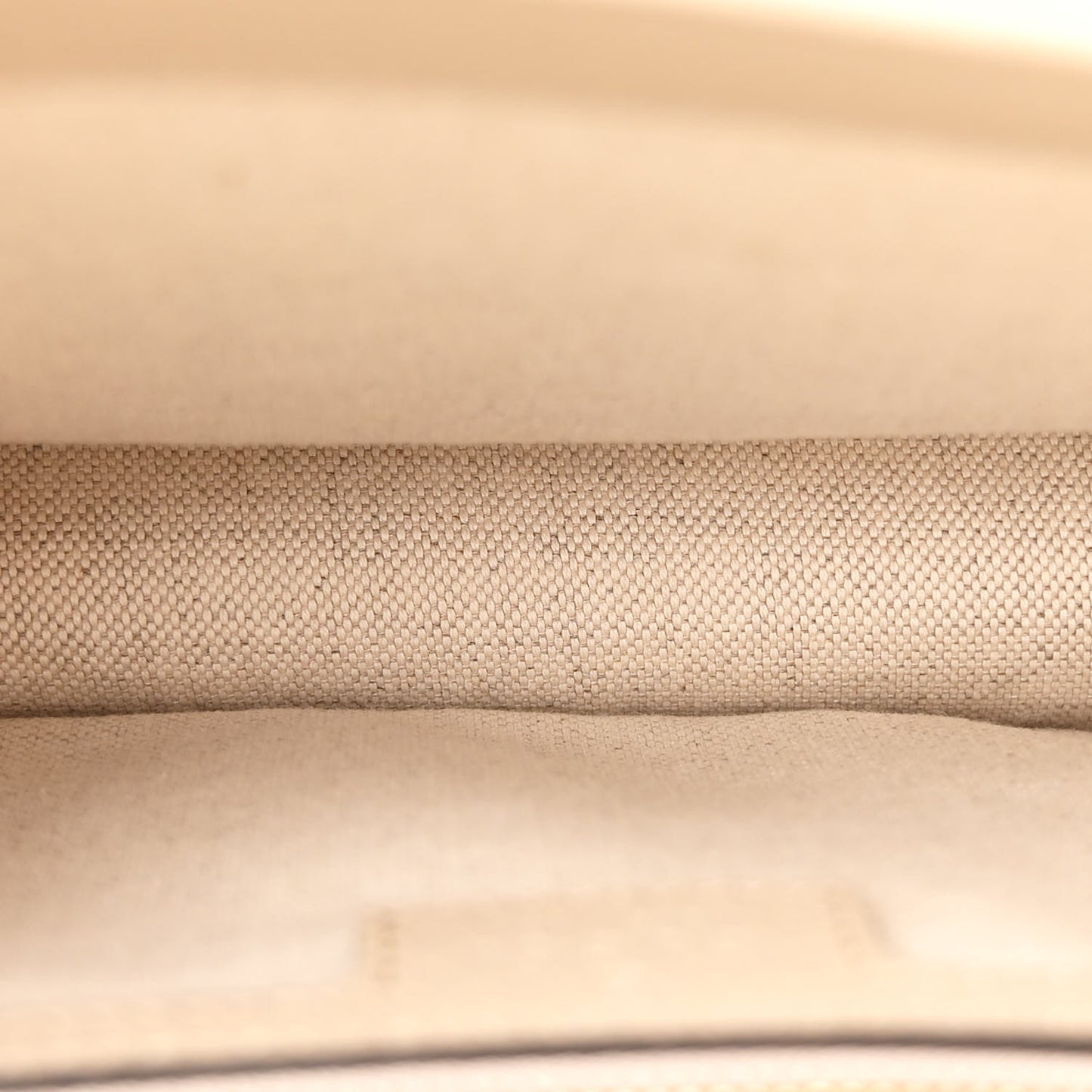 GG Supreme Monogram Textured Dollar Calfskin Web Small Ophidia Padlock Top Handle Bag Beige Mystic White Oatmeal