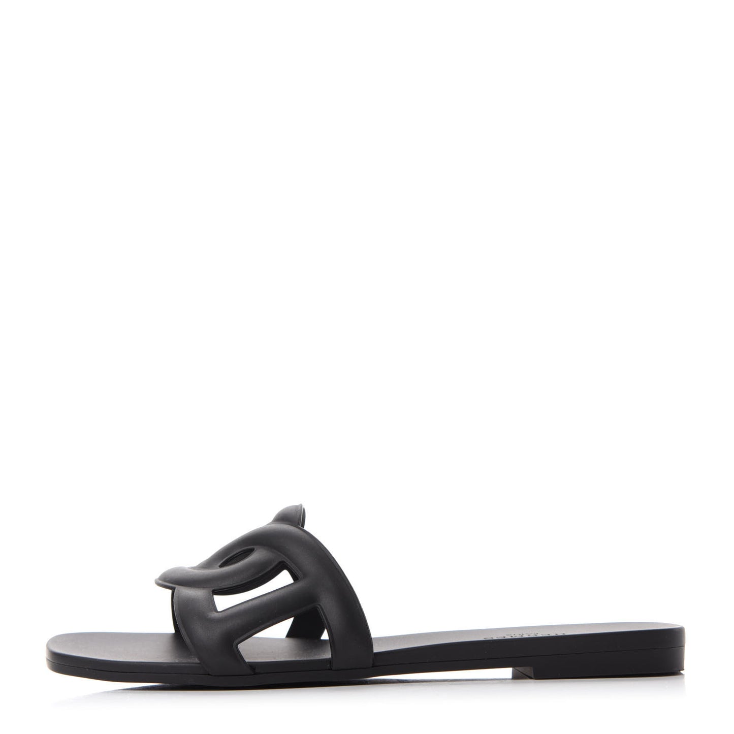 Rubber Aloha Sandals 35 Black