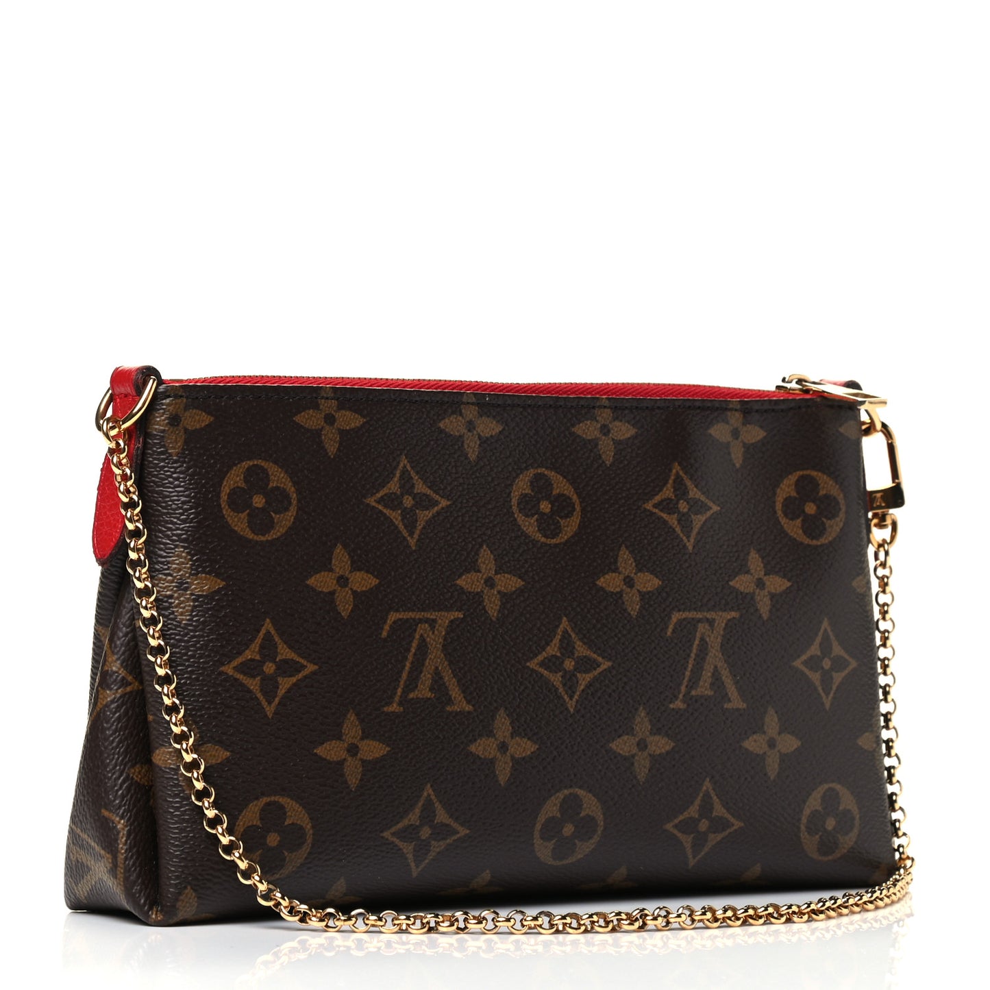 Monogram Pallas Clutch Cherry