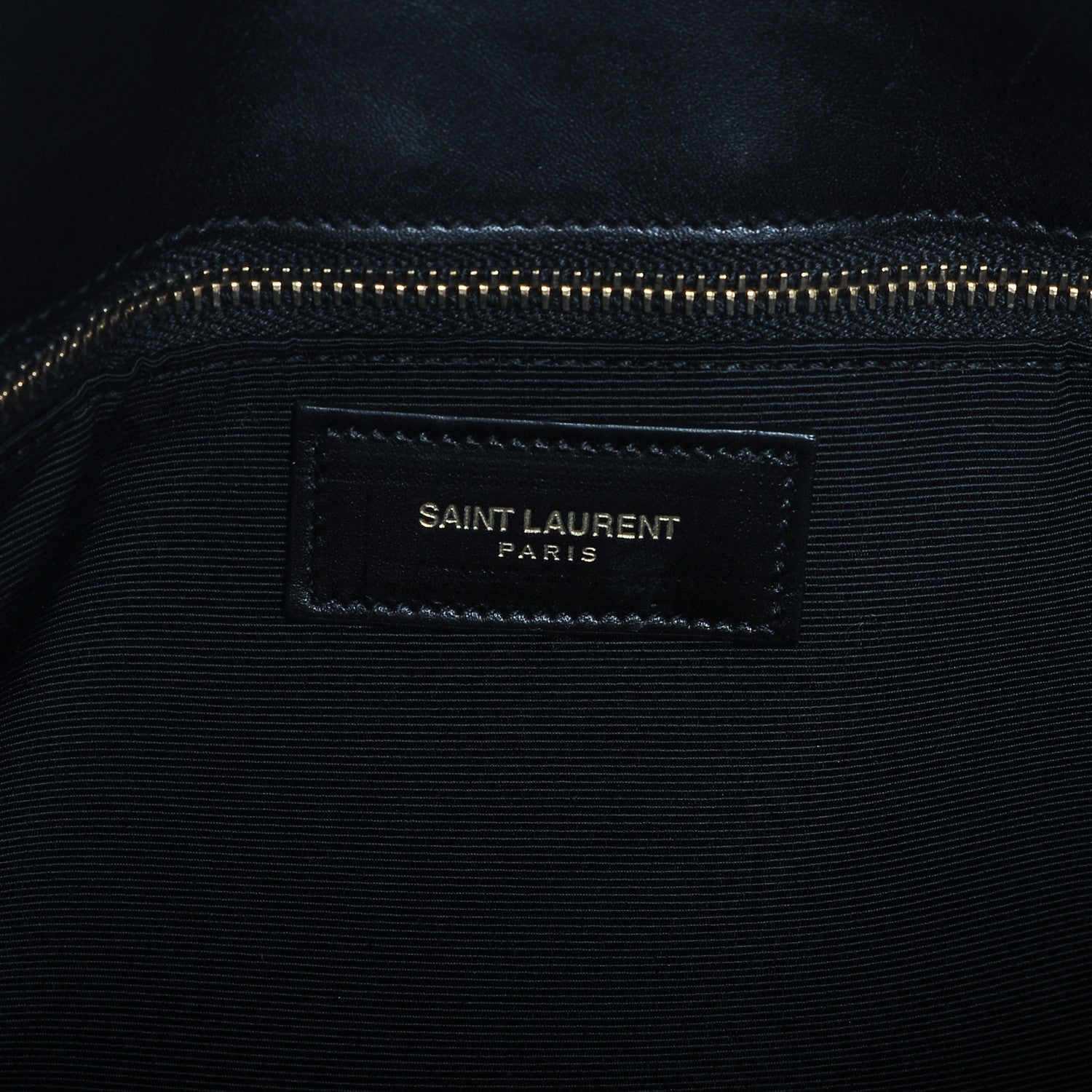 Saint Laurent Calfskin Classic Monogram Shopping Bag Black 6 of 6