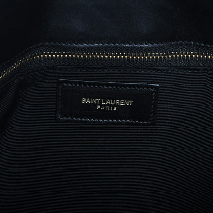 Saint Laurent Calfskin Classic Monogram Shopping Bag Black 6 of 6