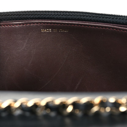 Chanel Lambskin Quilted Trendy CC Wallet On Chain WOC Black 13 of 13
