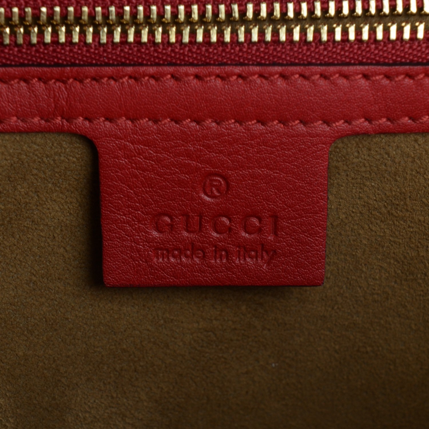 Gucci GG Supreme Monogram Calfskin Medium Padlock Shoulder Bag Beige Hibiscus Red New Rosette 6 of 7
