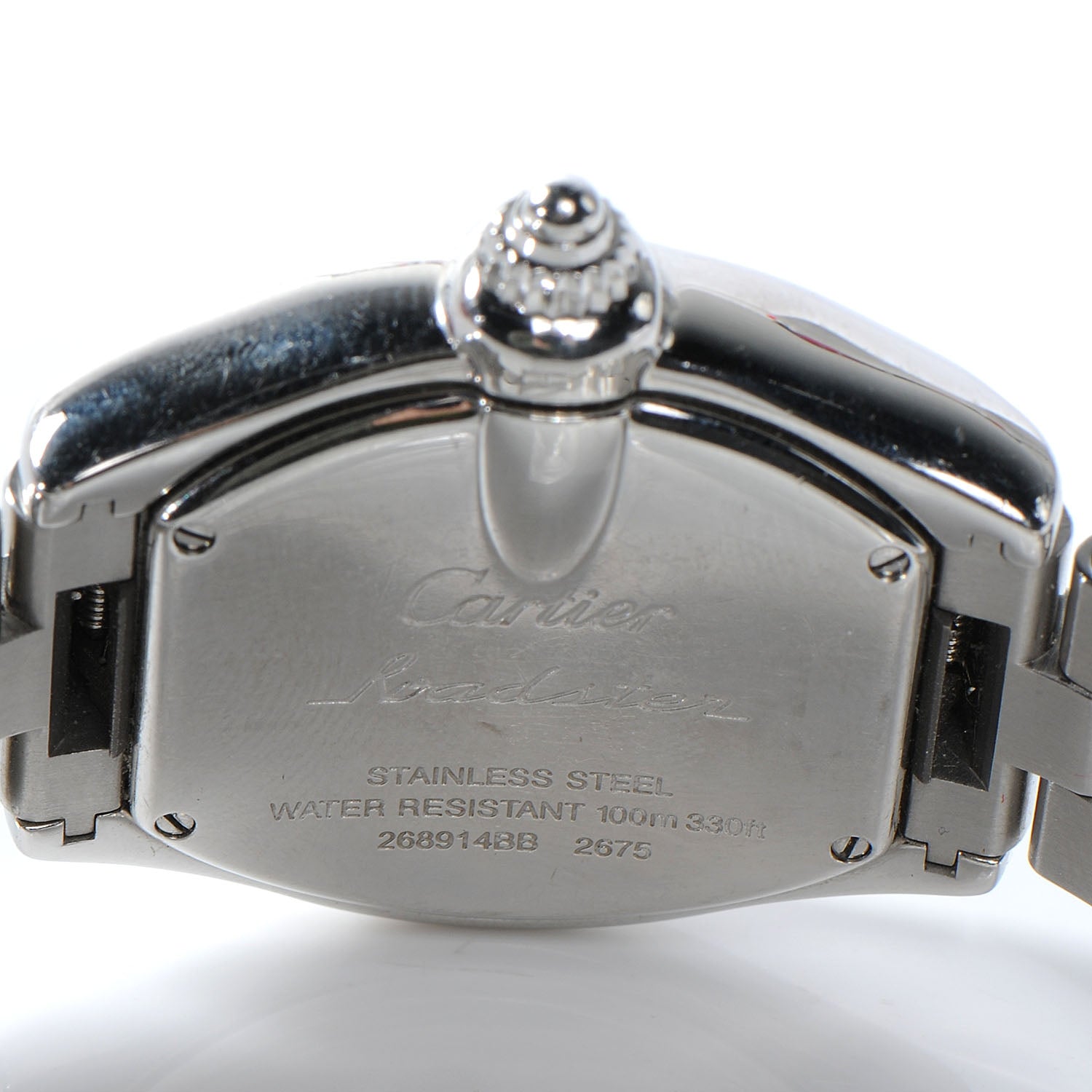 Cartier Stainless Steel 31mm Roadster Quartz Watch Pink 6 of 6