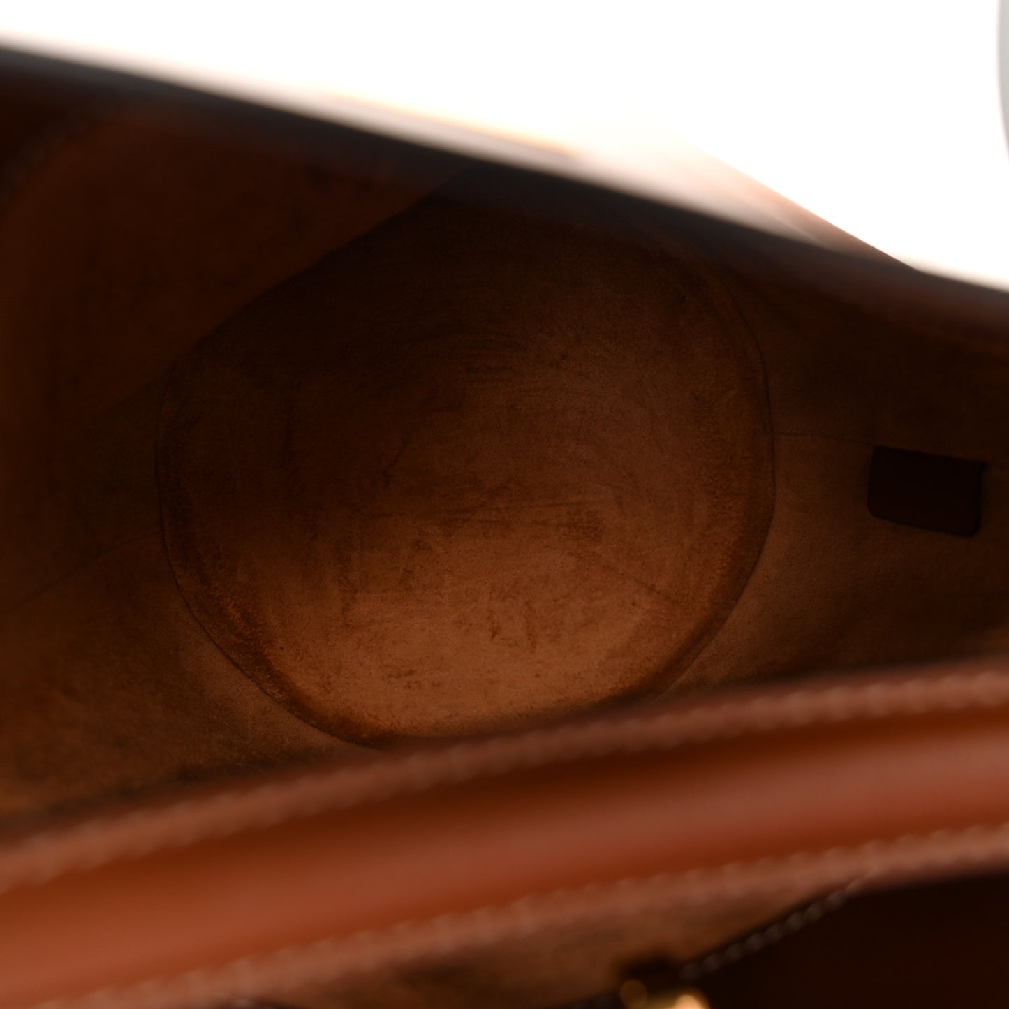 Smooth Calfskin Teen Bucket 16 Tan