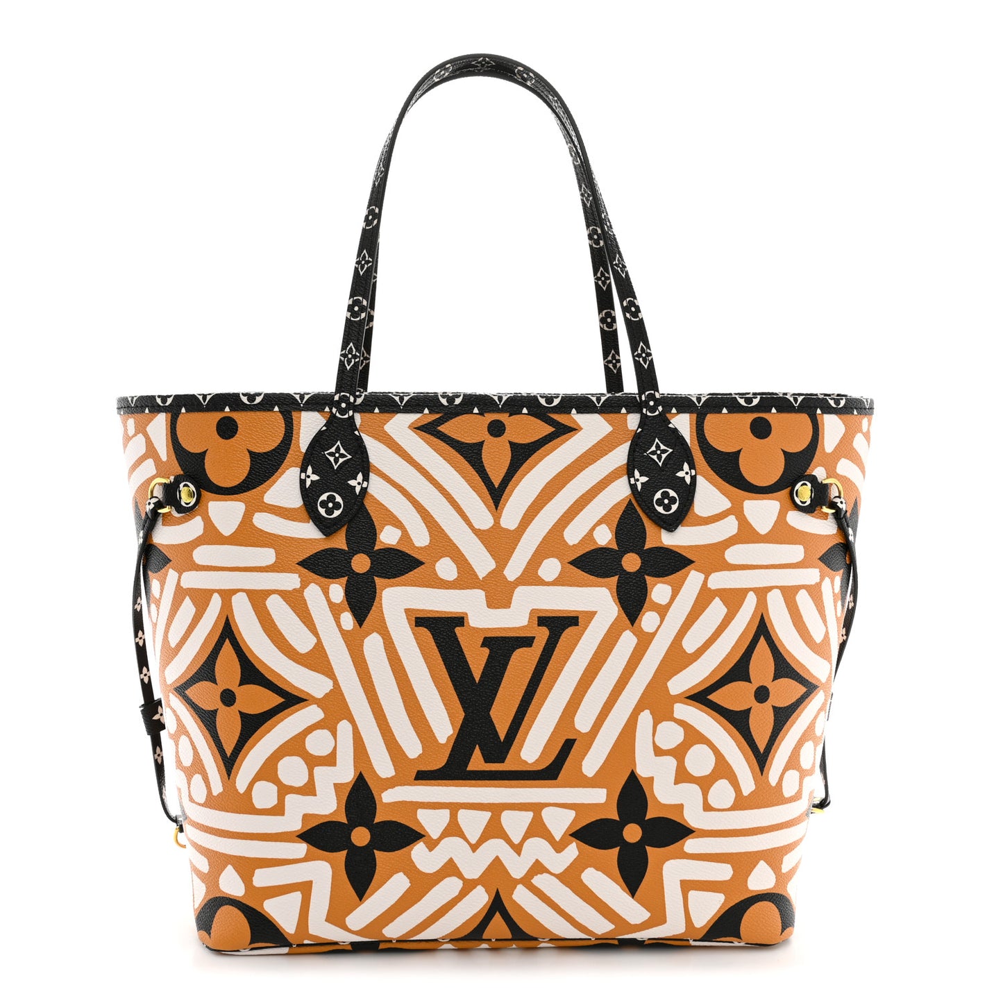 Monogram Giant Crafty Neverfull MM Creme Caramel