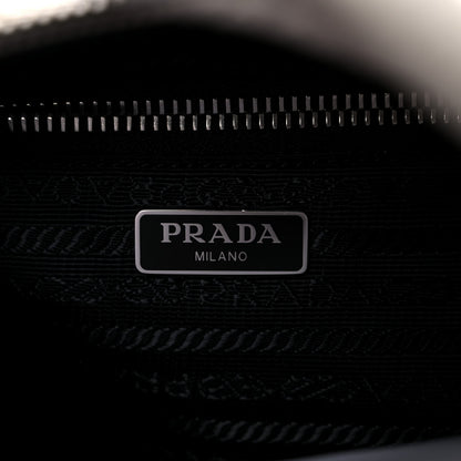 Prada Vitello Daino Hobo White 6 of 8