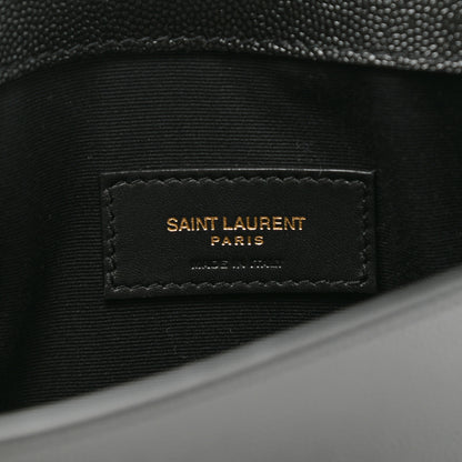 Saint Laurent Grain De Poudre Uptown Pouch Black 6 of 6