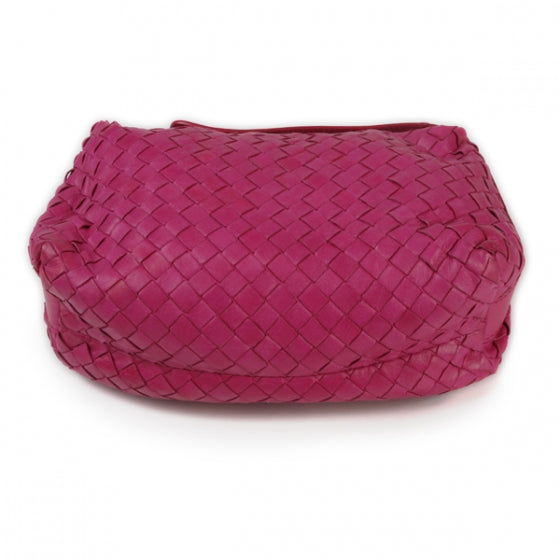 Bottega Veneta Nappa Intrecciato Cosmetic Case Fuchsia 3 of 9