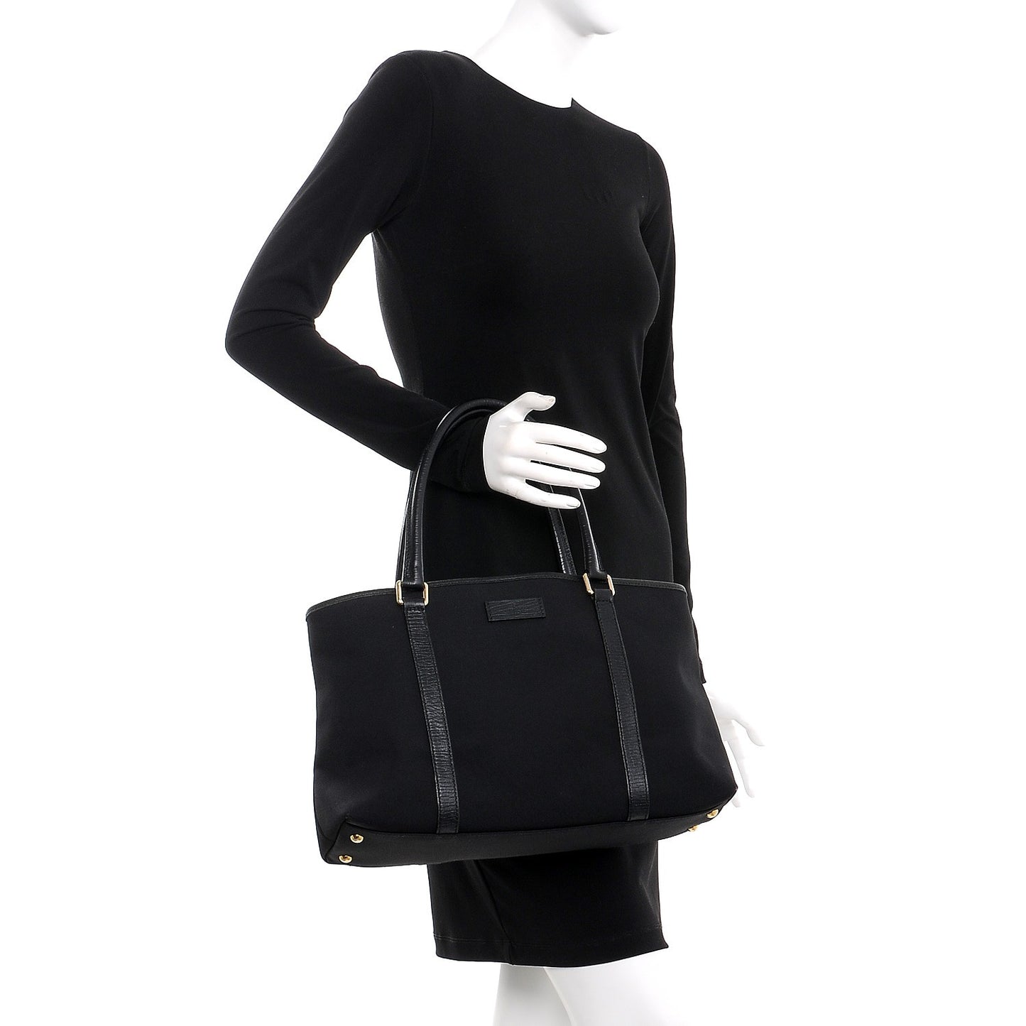 Nylon Medium Joy Tote Black