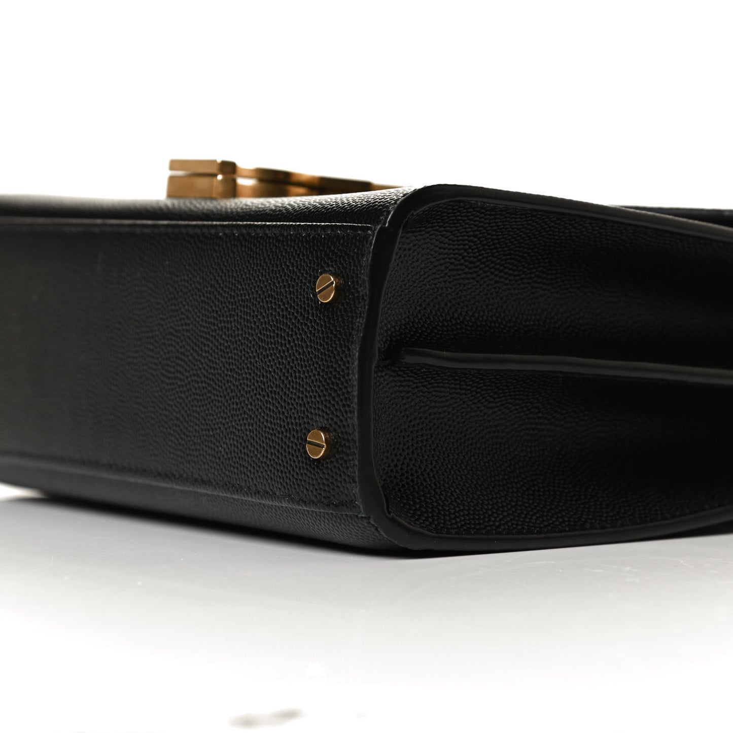 Grain de Poudre Mini Classic Monogram Cassandra Top Handle Black Rouge Legion