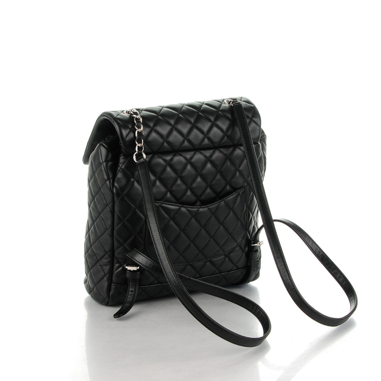 Chanel Lambskin Quilted Large Urban Spirit Backpack Black 3 of 8