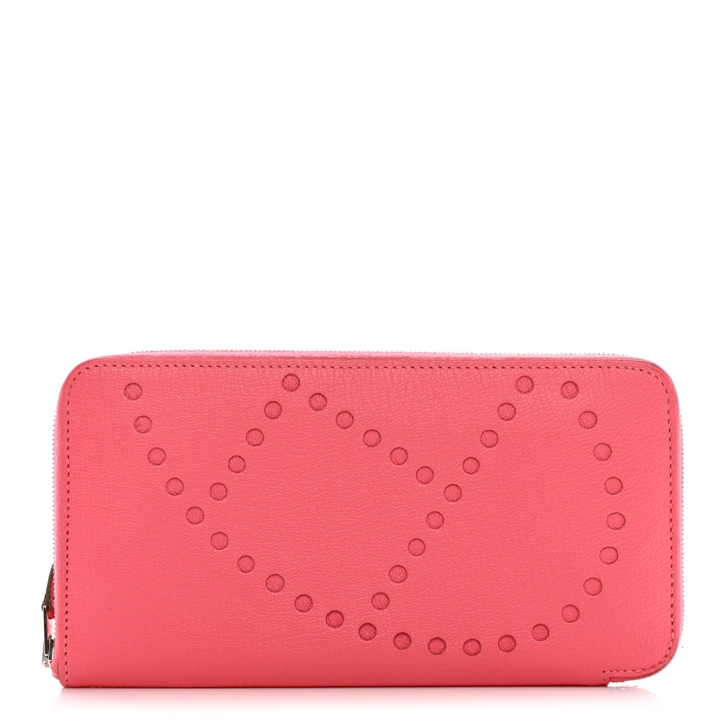 Hermes Chevre Mysore Evelyne Long Wallet Rose Tyrien 1 of 13