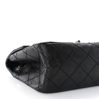 Chanel Aged Calfskin Quilted 2.55 Reissue Mini Flap So Black 9 of 10