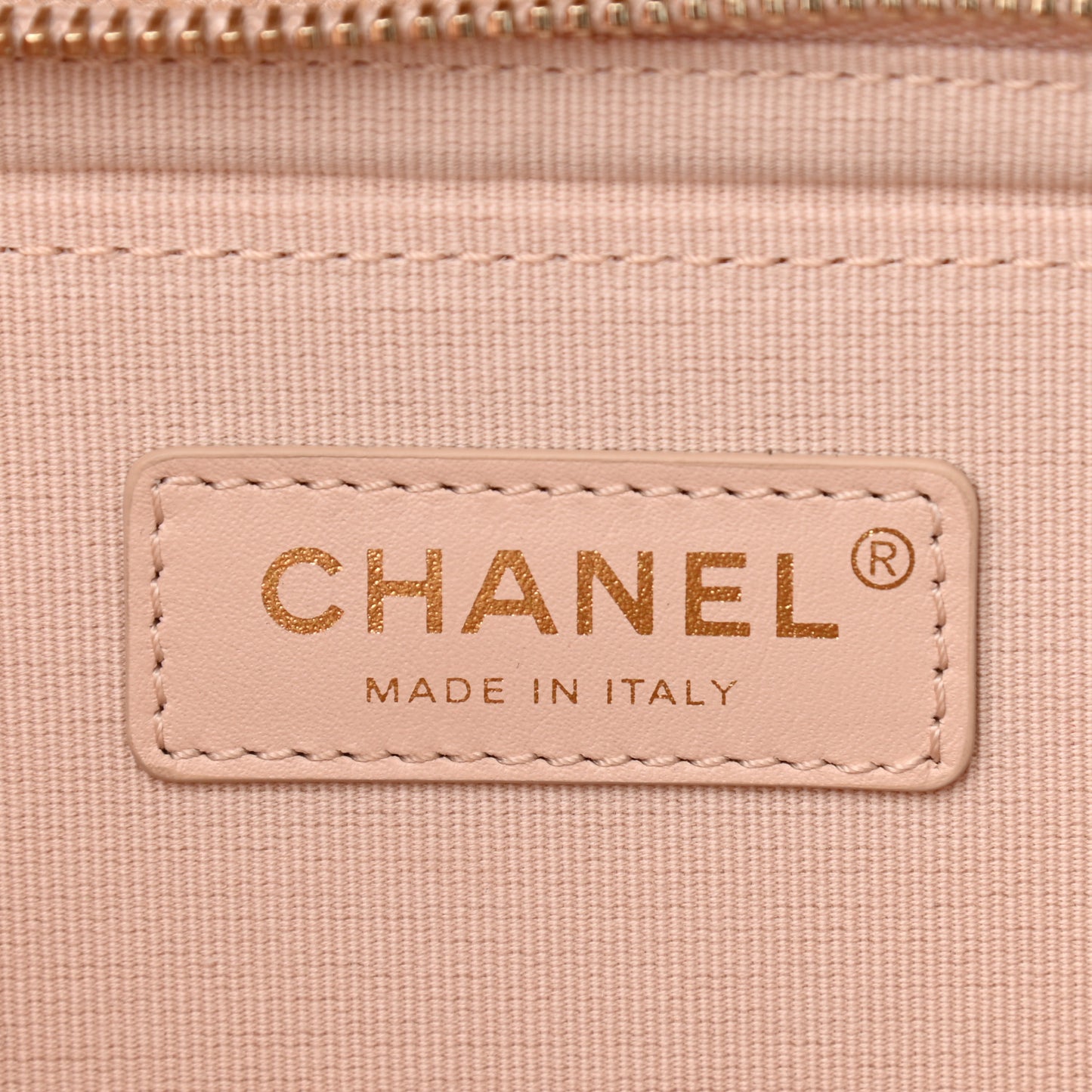 Caviar Quilted Large Like A Wallet Flap Light Beige