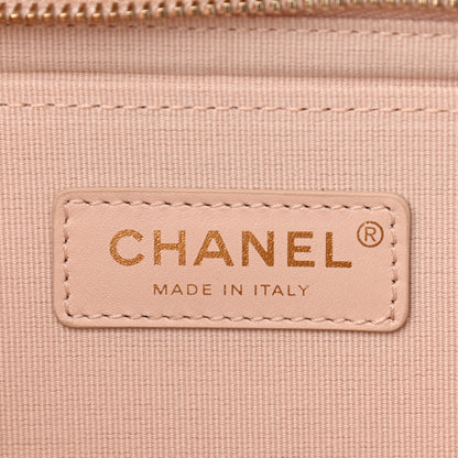 Chanel Caviar Quilted Large Like A Wallet Flap Light Beige 6 of 11