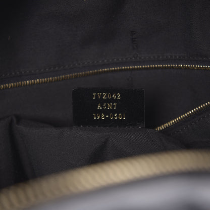 Fendi X FILA Glazed Fabric Vitello Century FF 1974 Mania Pouch Pocket Backpack Black White 6 of 9