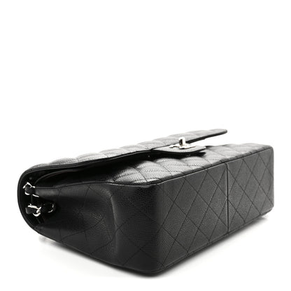 Chanel Caviar Quilted Jumbo Double Flap Black 4 of 10