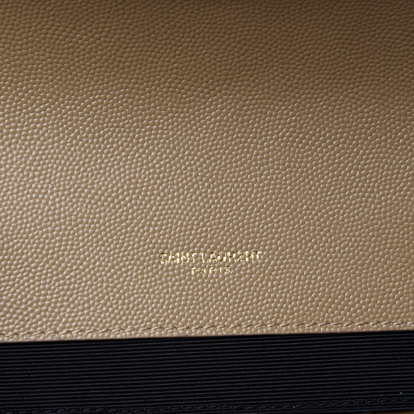 Grain De Poudre Mixed Matelasse Large Triquilt Monogram Satchel Dark Beige