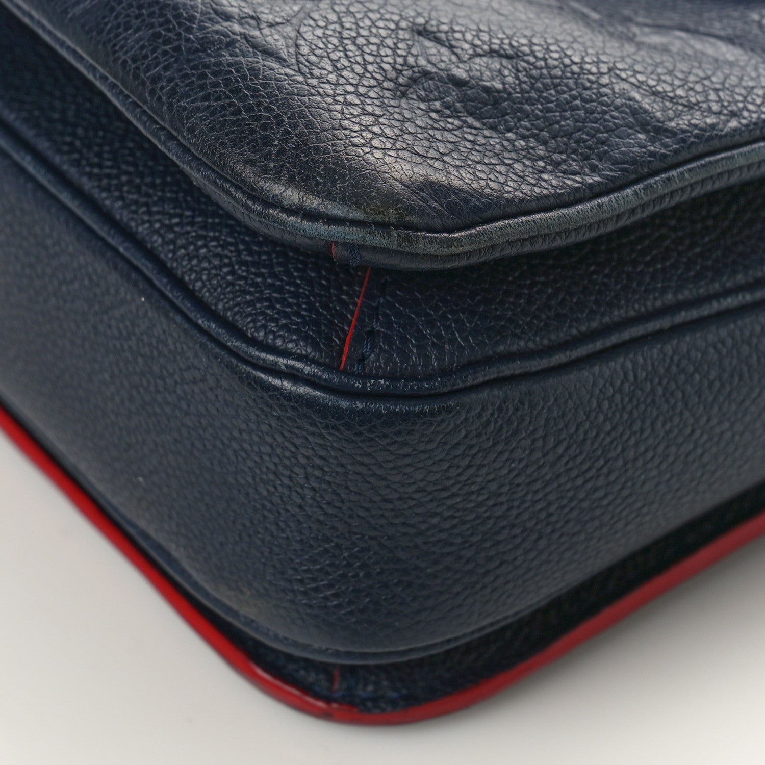Louis Vuitton Empreinte Pochette Metis Marine Rouge 8 of 12