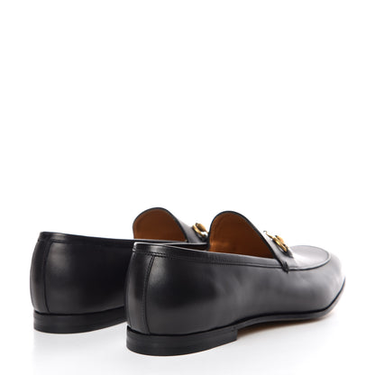 Gucci Calfskin Horsebit Mens Jordaan Loafers 9 Black 4 of 9