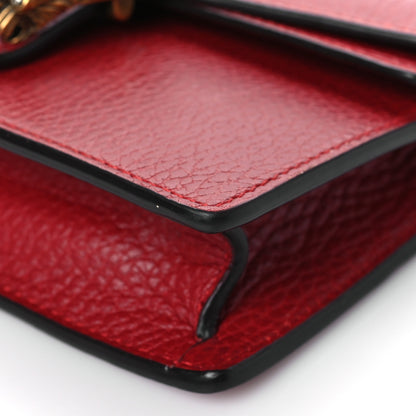 Gucci Calfskin Super Mini Dionysus Shoulder Bag Hibiscus Red 9 of 11