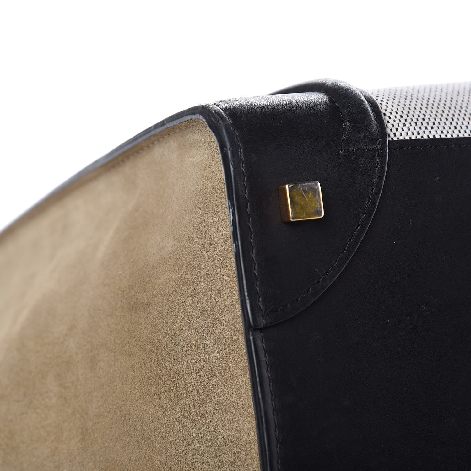 Celine Canvas Smooth Calfskin Suede Mini Tri-Color Luggage 11 of 20