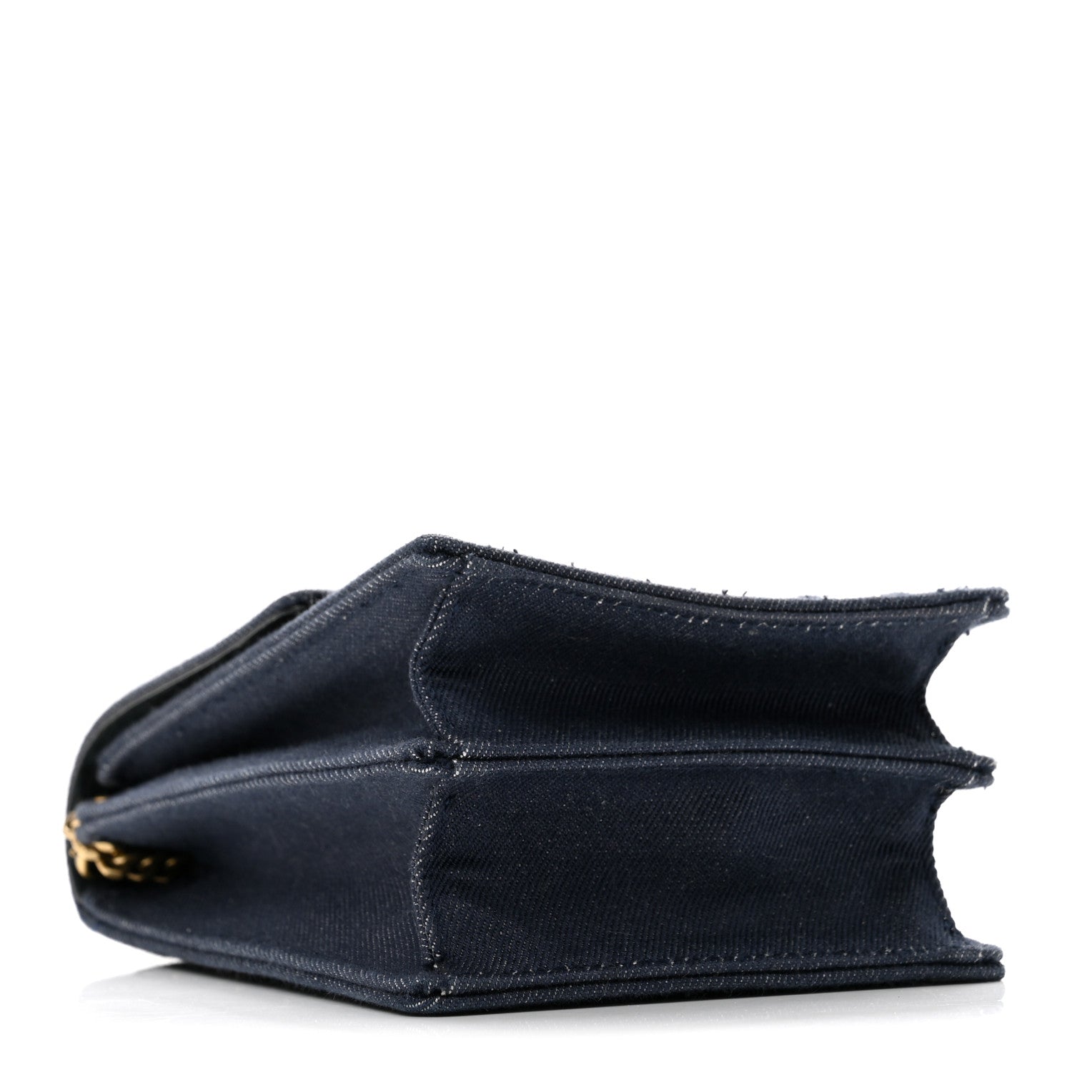 Christian Dior Denim Studded Vertical Diorama Blue 3 of 12