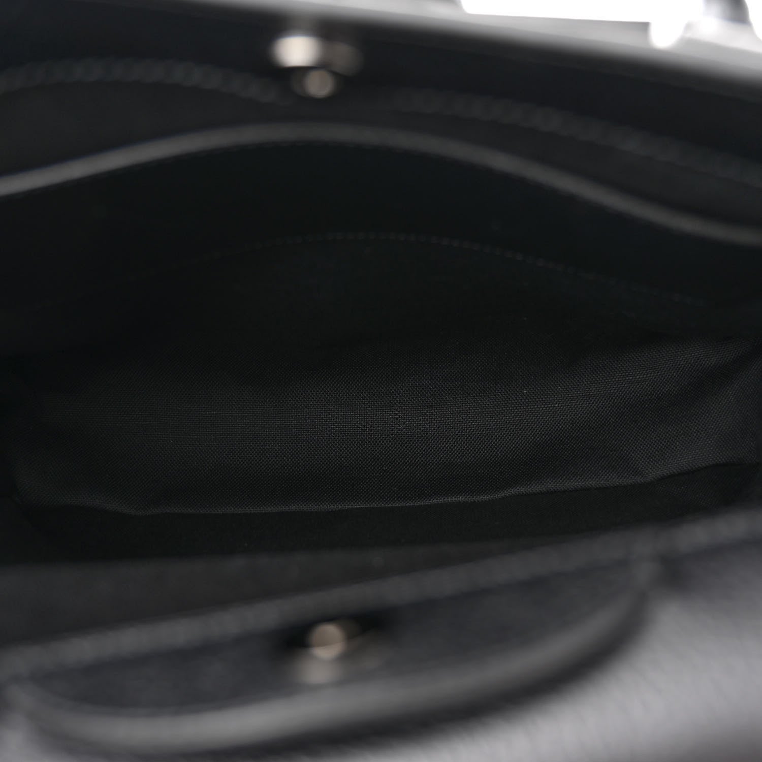 Gucci Textured Dollar Calfskin Web Monochrome Large Diana Tote Bag Black 5 of 16