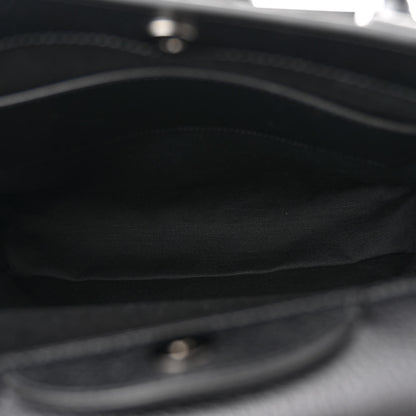 Gucci Textured Dollar Calfskin Web Monochrome Large Diana Tote Bag Black 5 of 16