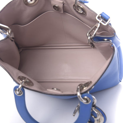 Christian Dior Smooth Calfskin Medium Diorissimo Tote Blue 7 of 12