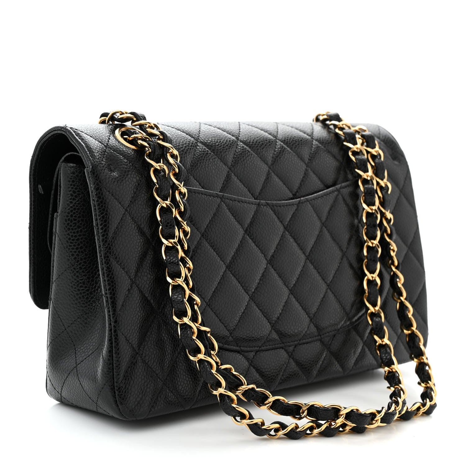 Chanel Caviar Quilted Medium Double Flap Black 3 of 11