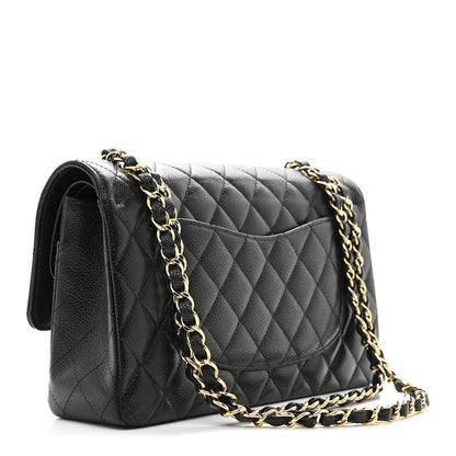 Chanel Caviar Quilted Medium Double Flap Black 4 of 11