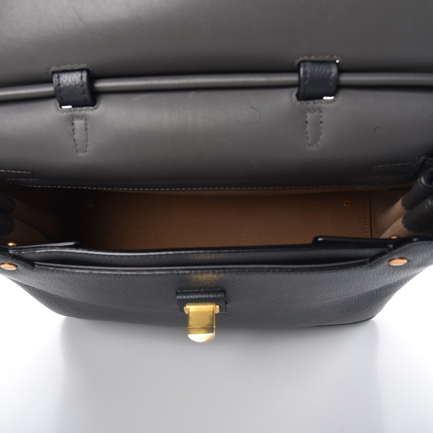 MCM Pebbled Calfskin Medium Milla Backpack Black 5 of 15