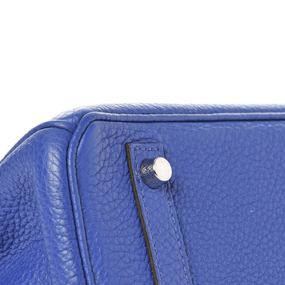 Hermes Togo Birkin 30 Bleu Electrique 70 of 87