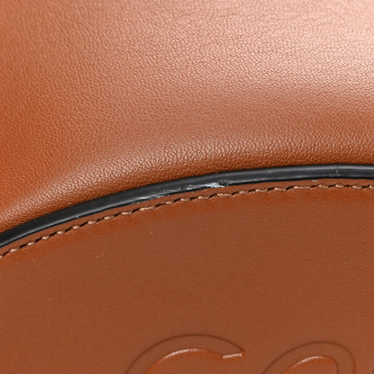 Loewe Calfskin Perforated Small Shell Tote Tan 10 of 12
