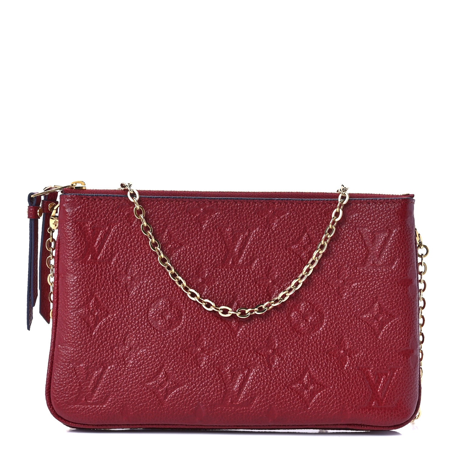 Louis Vuitton Empreinte Double Zip Pochette Cherry Berry 1 of 8