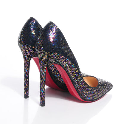 Christian Louboutin Pigalle 120 Spotlight Pumps 35 Blue Khol 4 of 7