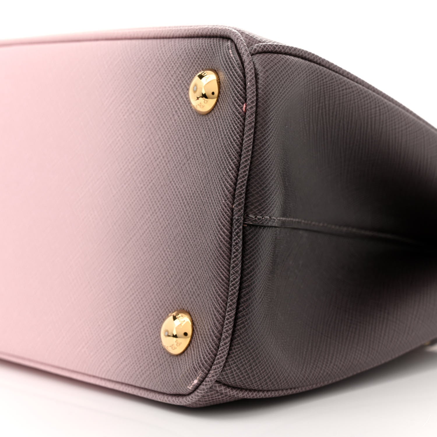 Prada Saffiano Lux Small Galleria Double Zip Tote Gradient Alabaster Pink 10 of 13