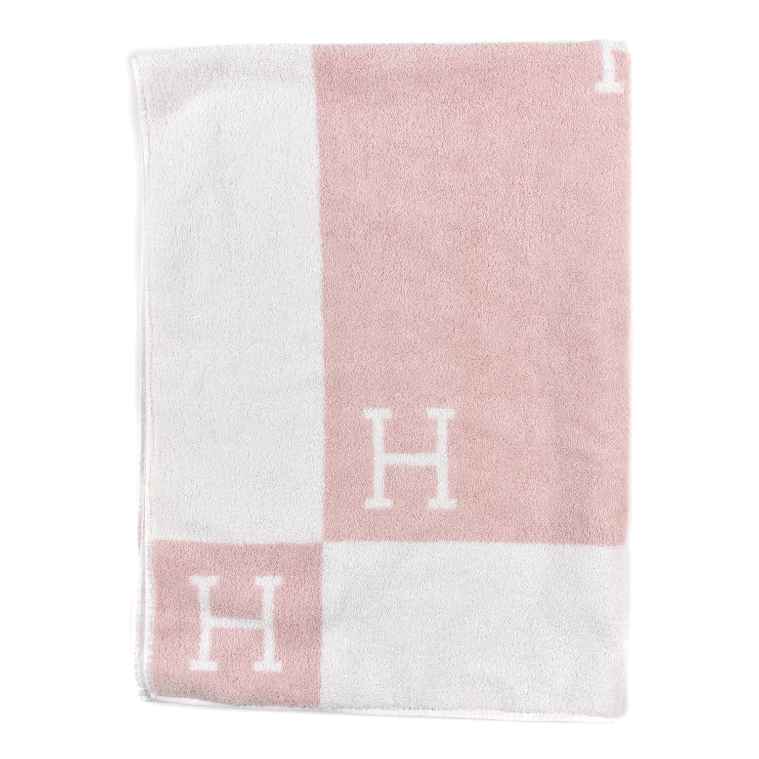 Hermes Cotton Avalon Bath Towel Rose Lilas 1 of 4